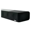 Sennheiser Ambeo Soundbar Max 5.1.4 Dolby Atmos soundbar in Black, close-up of the corner and Ambeo badge