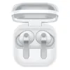 Samsung Galaxy Buds 4 Pro noise cancelling earbuds in White, earbuds in the open charging case