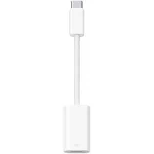 Apple USB-C to Lightning Adapter, adapter with the USB-C plug and Lightning socket