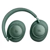 JBL Live 780NC noise cancelling headphones in Green, ear cups swivelled flat