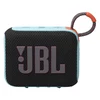 JBL Go 4 portable Bluetooth speaker in Black and Orange, front view