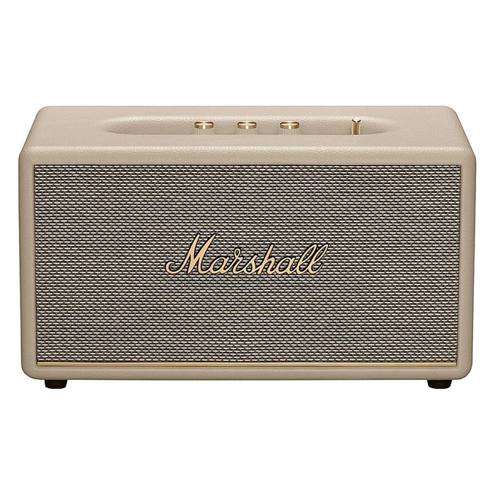 Marshall Stanmore III Bluetooth home speaker in Cream, front view