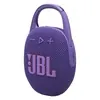 JBL Clip 5 portable Bluetooth speaker in Purple, angled view