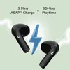 boAt Airdopes 100 true wireless earbuds in Opal Black, both earbuds, ASAP Charge fast charging