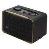 JBL Authentics 200 smart home speaker in Black, angled front view