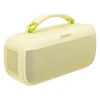 Bose SoundLink Max portable Bluetooth speaker in Citrus Yellow, angled view from the left