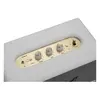 Marshall Acton II Bluetooth home speaker in White, close-up of the volume, bass and treble knobs