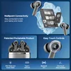 boAt Nirvana Iris true wireless earbuds in Crystal Black, multipoint connection, pocketable case and touch controls