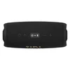 JBL Charge 5 Wi-Fi portable Bluetooth speaker in Black, top view with controls and Moment button