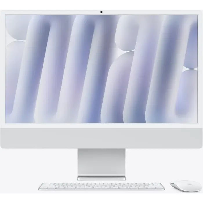 iMac 24-inch with Retina 4.5K display Apple M4 chip with 10‑core CPU and 10‑core GPU, 24GB, 512GB SSD - Silver
