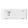 Sonos Sub 4 wireless subwoofer in White, underside with power socket and Ethernet port