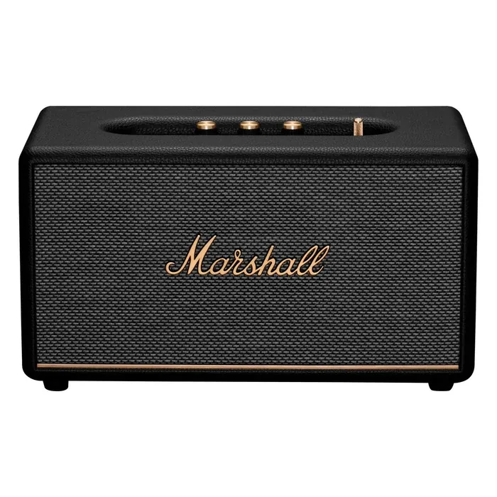 Marshall Stanmore III Bluetooth home speaker in Black, front view