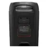 JBL PartyBox 720 portable Bluetooth party speaker in Black, rear input panel with two combo jacks, USB-C and AUX