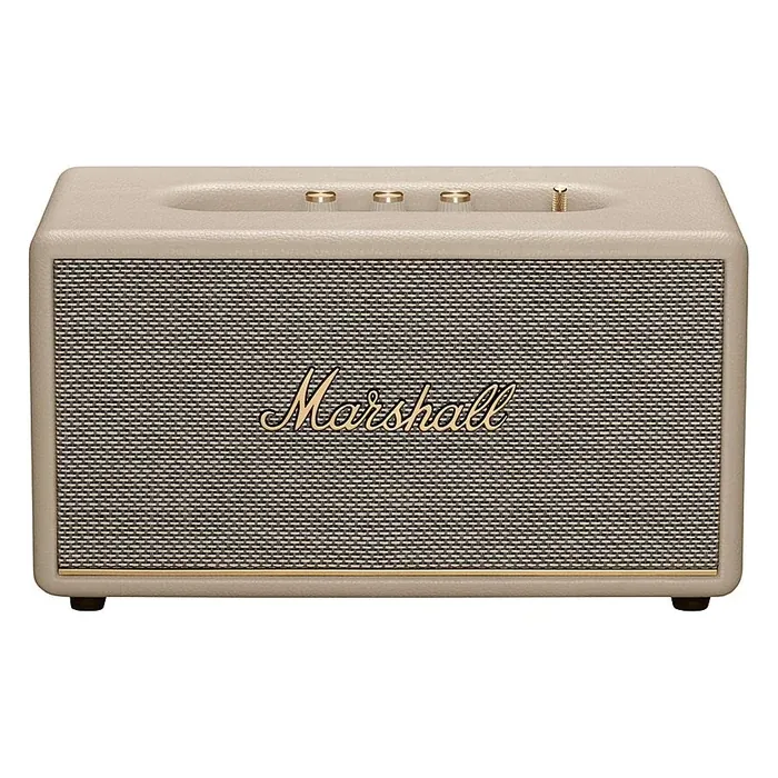 Marshall Stanmore III Bluetooth home speaker in Cream, front view