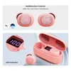 boAt Airdopes 121 v2 true wireless earbuds in Pink, multifunction buttons and the LED battery indicator