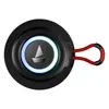 boAt Stone 208 portable Bluetooth speaker in Raging Black, top view of the RGB light ring
