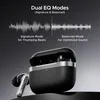 boAt Airdopes 111v2 true wireless earbuds in Classic Black, open case with an earbud, Dual EQ modes