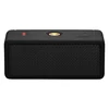 Marshall Emberton II portable Bluetooth speaker in Black and Brass, back view with the control knob and battery gauge on top