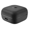 Sennheiser Accentum True Wireless noise cancelling earbuds in Black, closed charging case