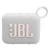 JBL Go 4 portable Bluetooth speaker in White, front view