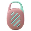 JBL Clip 5 portable Bluetooth speaker in Pink, back view