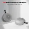 boAt Stone 135 portable Bluetooth speaker in Space Grey, two speakers paired in TWS mode