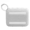 JBL Go 4 portable Bluetooth speaker in White, back view