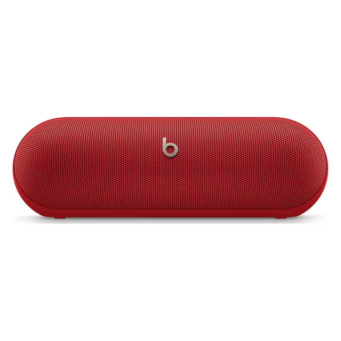 Beats Pill portable Bluetooth speaker in Statement Red, front view