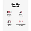 boAt Rockerz 195 V2 Pro wireless neckband earphones in Ash Green, feature card: 30-hour playtime, 10 mm drivers, BEAST Mode, dual pairing