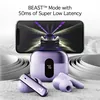 boAt Airdopes 181 Pro true wireless earbuds in Lilac Serenity, earbuds and case with a phone, BEAST Mode with 50 ms low latency