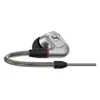 Sennheiser IE 900 wired in-ear monitors, Silver, earpiece and cable from the side