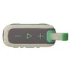 JBL Go 4 portable Bluetooth speaker in Sand, top panel with volume and play buttons