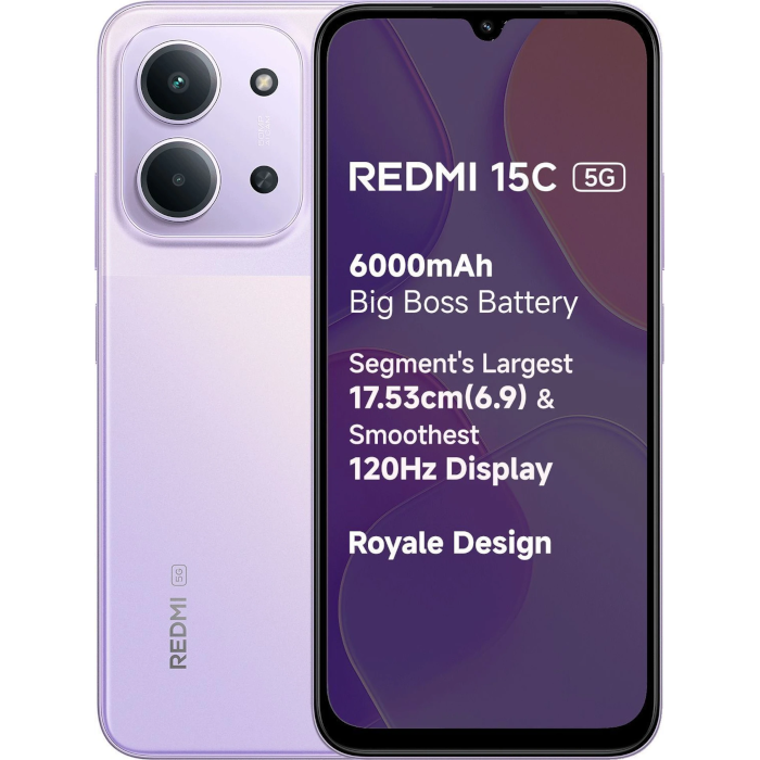 Redmi 15C 5G, 6/128GB, Dusk Purple