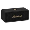 Marshall Emberton III portable Bluetooth speaker in Black and Brass, angled front view