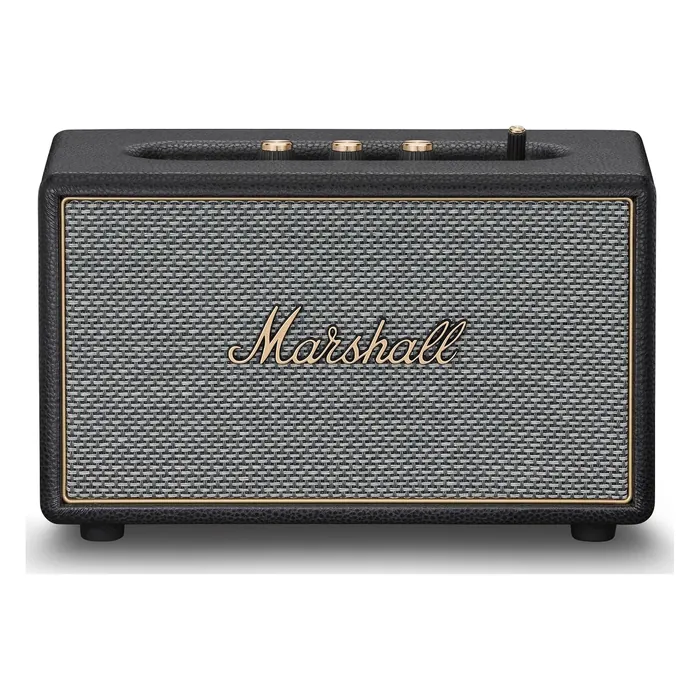 Marshall Acton IV Bluetooth home speaker in Black, front view