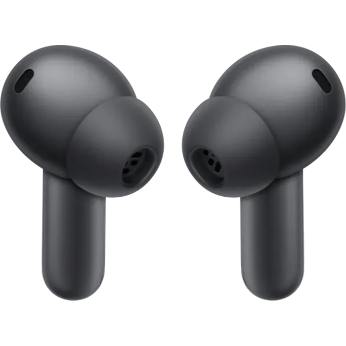 OnePlus Buds 4 true wireless noise cancelling earbuds in Storm Gray, pair of earbuds at an angle