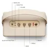 Marshall Kilburn III portable Bluetooth speaker in Cream, top panel with labelled knobs, media jog and M-button