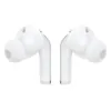 Samsung Galaxy Buds 4 Pro noise cancelling earbuds in White, side view of both earbuds