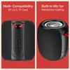 boAt Stone 208 portable Bluetooth speaker in Raging Black, button panel and built-in mic for calls