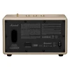 Marshall Acton III Bluetooth home speaker in Cream, back view with the mains input