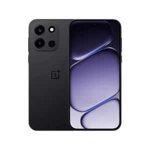 OnePlus Nord 6 in Pitch Black, back and front views