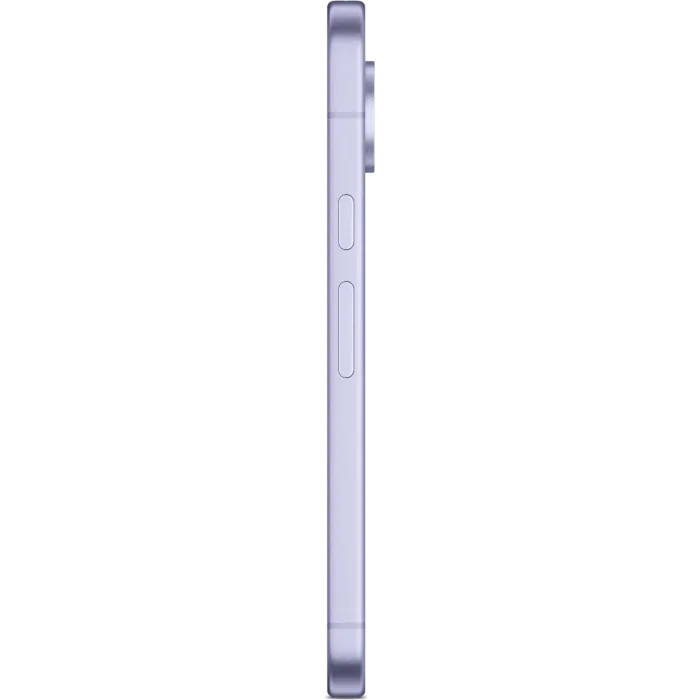 Google Pixel 11 in Frost, side view showing the power and volume keys