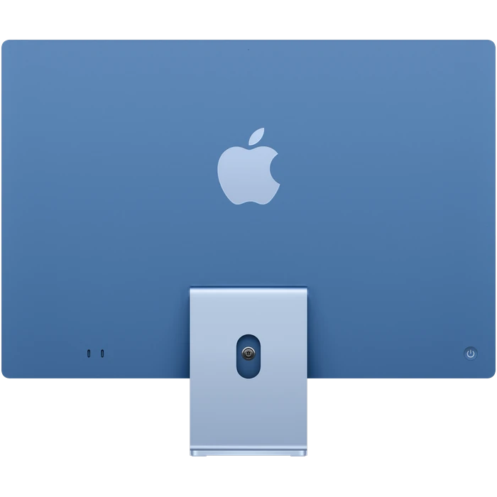 Apple iMac 24-inch M4 in Blue, back view