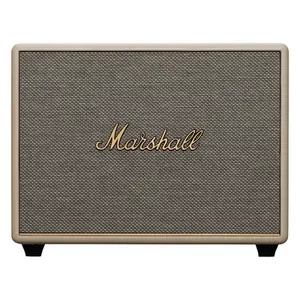 Marshall Woburn III Bluetooth home speaker in Cream, front view