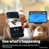 Amazon Echo Show 11 smart display in Graphite, checking on a pet with live view