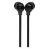 JBL Tune 175BT wireless in-ear neckband in Black, earbuds side by side with the L marker and JBL logo