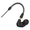 Sennheiser IE 300 wired in-ear monitors, Black, earpiece and cable from the side
