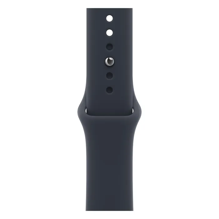 Navy Blue Sport Band for Apple Watch, shown on its own