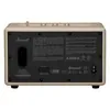 Marshall Acton III Bluetooth home speaker in Cream, back view with the mains input