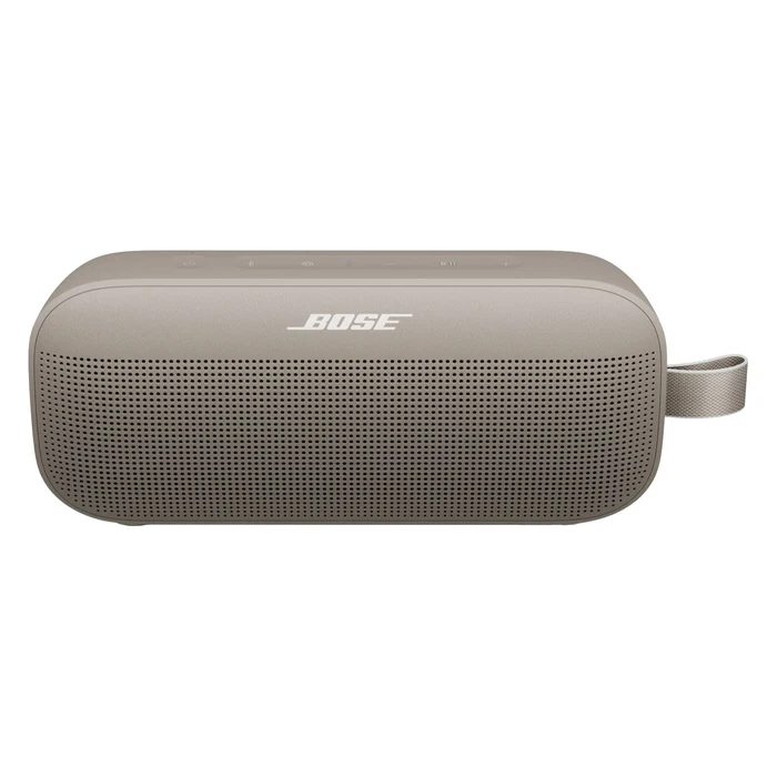 Bose SoundLink Flex (2nd Gen) portable Bluetooth speaker in Sandstone, front view
